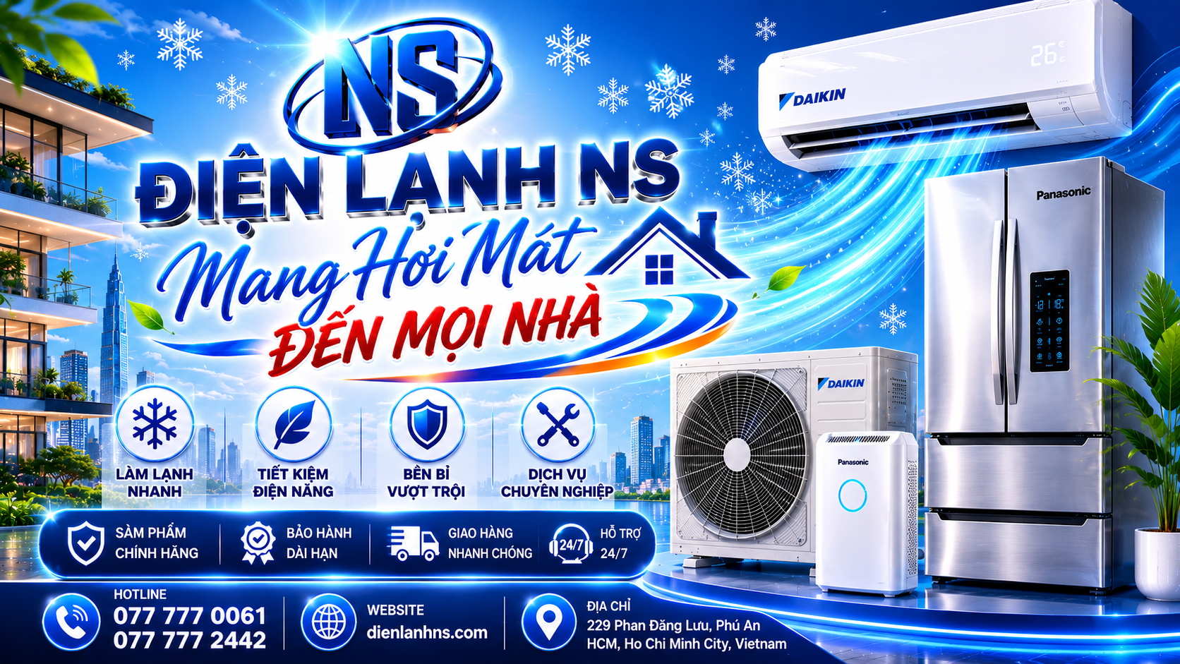 Điện Lạnh NS - Mang hơi mát đến mọi nhà